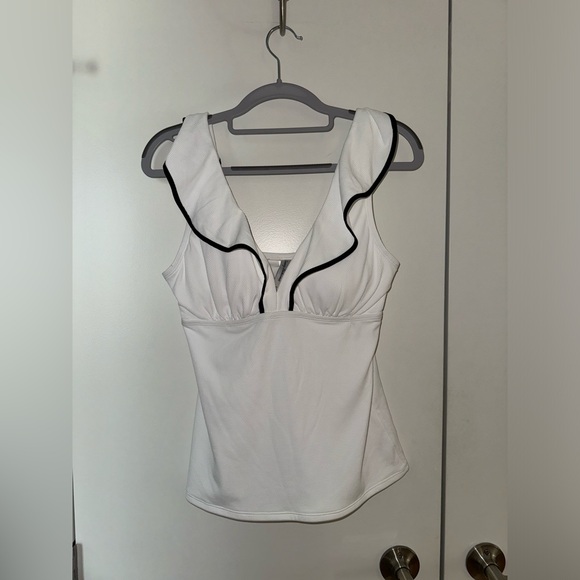 Island Cays Cabana Ruffle Tankini Top